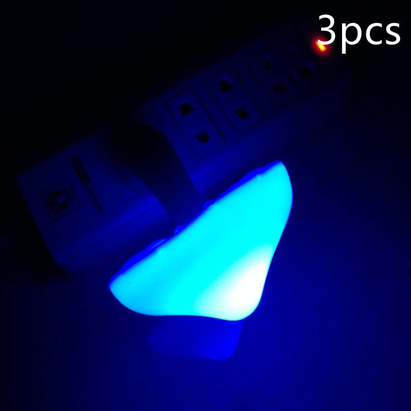 LED Night Light Mushroom Wall Socket Lamp EU US Plug Warm White Light-control Sensor Bedroom Light Home Decoration LED Night Light Mushroom Wall Socket Lamp EU US Plug Warm White Light-control Sensor Bedroom Light Home Decoration